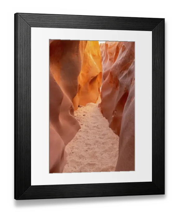 Framed Print : USA, Utah, Grand Staircase Escalante National Monument. Bighorn Canyon trail