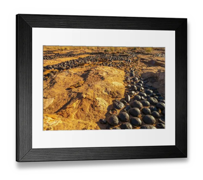 Framed Print : USA, Utah, Grand Staircase Escalante National Monument. Moqui marbles stones and rocks
