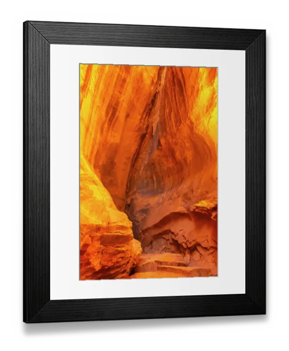 Framed Print : USA, Utah, Grand Staircase Escalante National Monument. Escalante River Basin rock formation