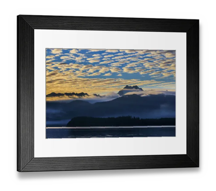 Framed Print : USA, Washington State, Seabeck. Sunset over Olympic Mountains and Hood Canal Framed Print : USA, Washington State, Seabeck. Sunset over Olympic Mountains and Hood Canal
