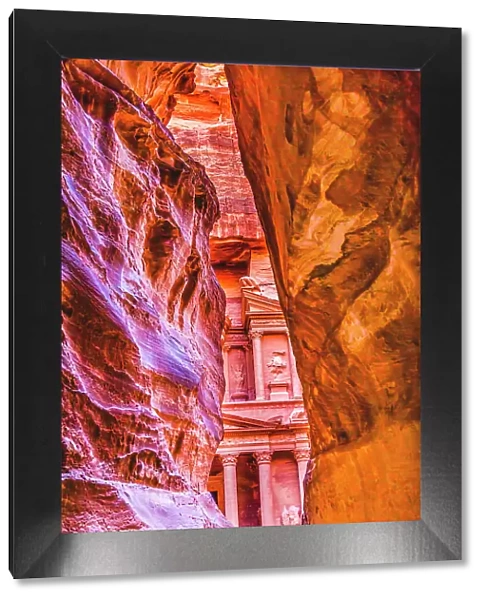 Petra, Jordan. Built by Nabataeans in 100 BC
