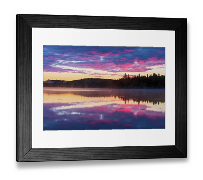 Framed Print : Canada, Quebec, Parc National du Fjord-du-Saguenay. Sunrise along the Saguenay River Framed Print : Canada, Quebec, Parc National du Fjord-du-Saguenay. Sunrise along the Saguenay River