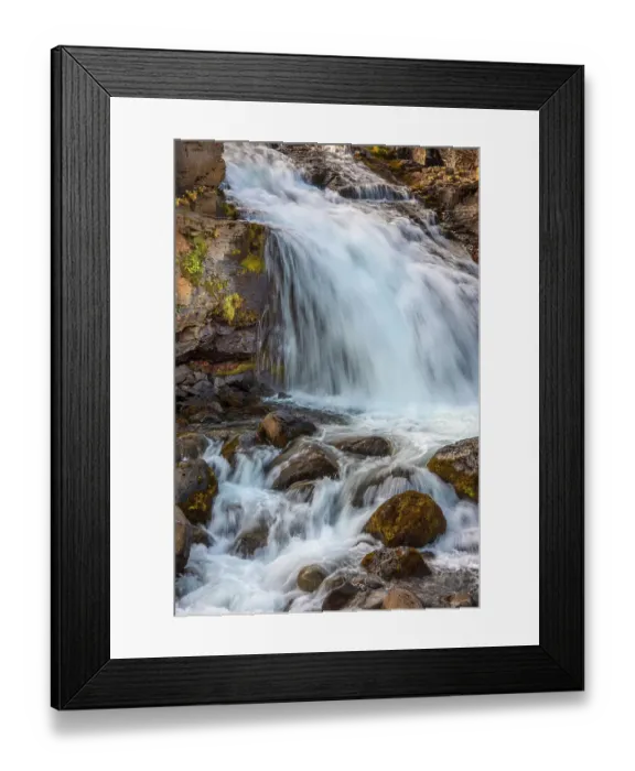Framed Print : Iceland contains an abundance of beautiful waterfalls Framed Print : Iceland contains an abundance of beautiful waterfalls