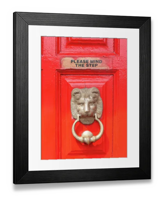 Framed Print : Window greets visitors in the village of Cong, Connacht County, Ireland