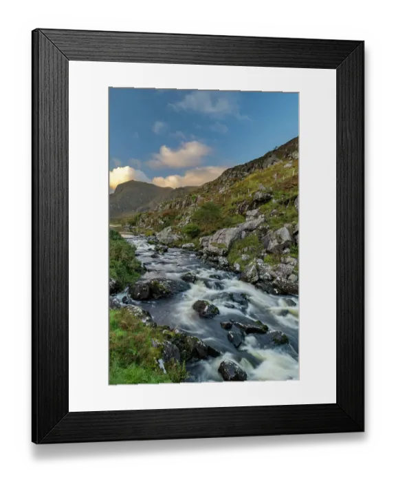 Framed Print : River Loe in the Gap of Dunloe in Killarney, Ireland Framed Print : River Loe in the Gap of Dunloe in Killarney, Ireland