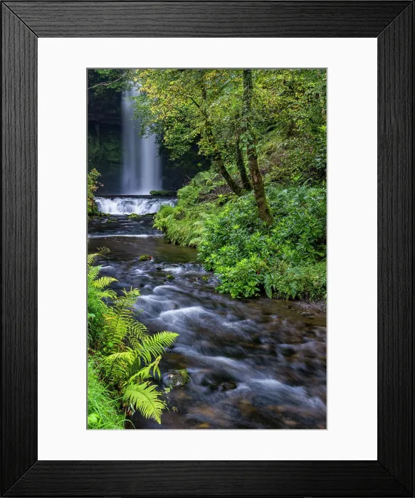 Framed Print : Glencar waterfall in County Leitrim, Ireland Framed Print : Glencar waterfall in County Leitrim, Ireland