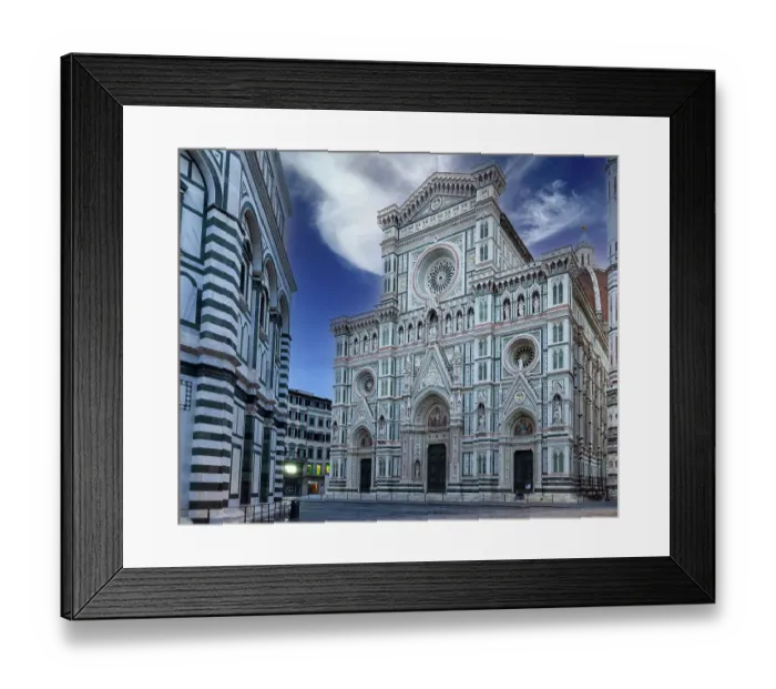 Framed Print : Evening light. Duomo Santa Maria del Fiore. Tuscany, Italy Framed Print : Evening light. Duomo Santa Maria del Fiore. Tuscany, Italy