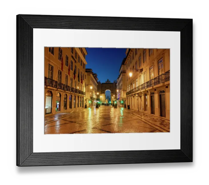 Framed Print : Arco da Rua Augusta in Lisbon, Portugal Framed Print : Arco da Rua Augusta in Lisbon, Portugal
