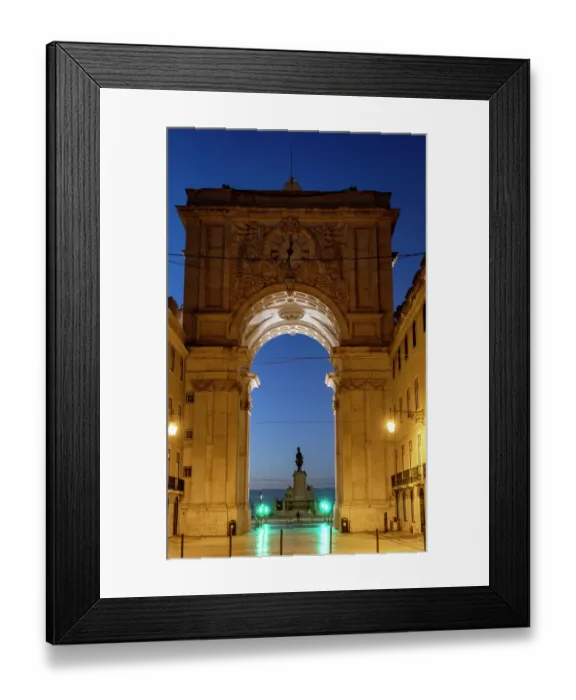 Framed Print : Arco da Rua Augusta in Lisbon, Portugal Framed Print : Arco da Rua Augusta in Lisbon, Portugal