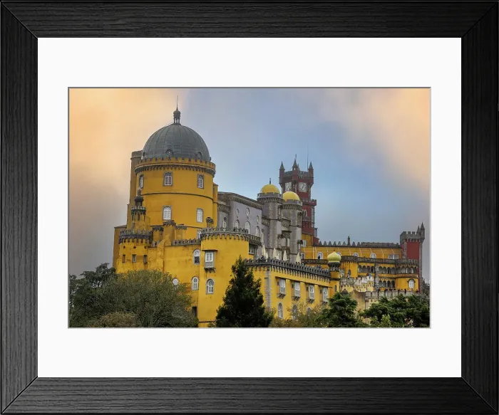 Framed Print : The National Palace in Sintra, Portugal