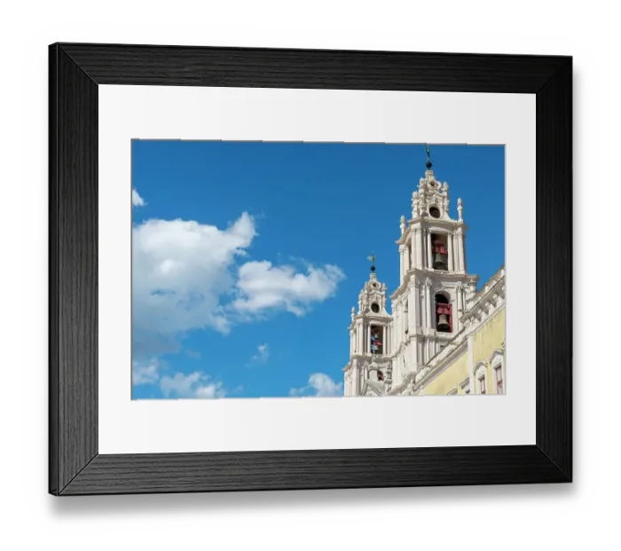 Framed Print : Marfa, Portugal. A monumental Baroque and Neoclassical palace-monastery. Construction began in 1717 under King John V of Portugal and was completed in 1755 Framed Print : Marfa, Portugal. A monumental Baroque and Neoclassical palace-monastery. Construction began in 1717 under King John V of Portugal and was completed in 1755