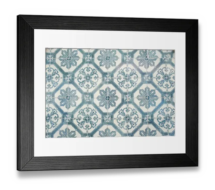 Framed Print : Lisbon, Portugal. Traditional Portuguese tiles Framed Print : Lisbon, Portugal. Traditional Portuguese tiles