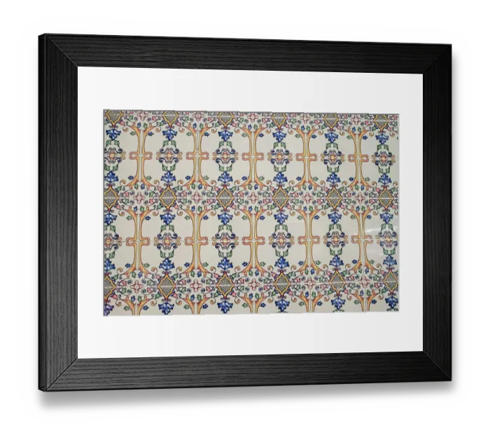 Framed Print : Lisbon, Portugal. Traditional Portuguese tiles Framed Print : Lisbon, Portugal. Traditional Portuguese tiles