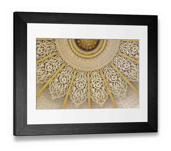 Framed Print : Sintra, Portugal. Monserrate Palace interior. Ceiling detail Framed Print : Sintra, Portugal. Monserrate Palace interior. Ceiling detail