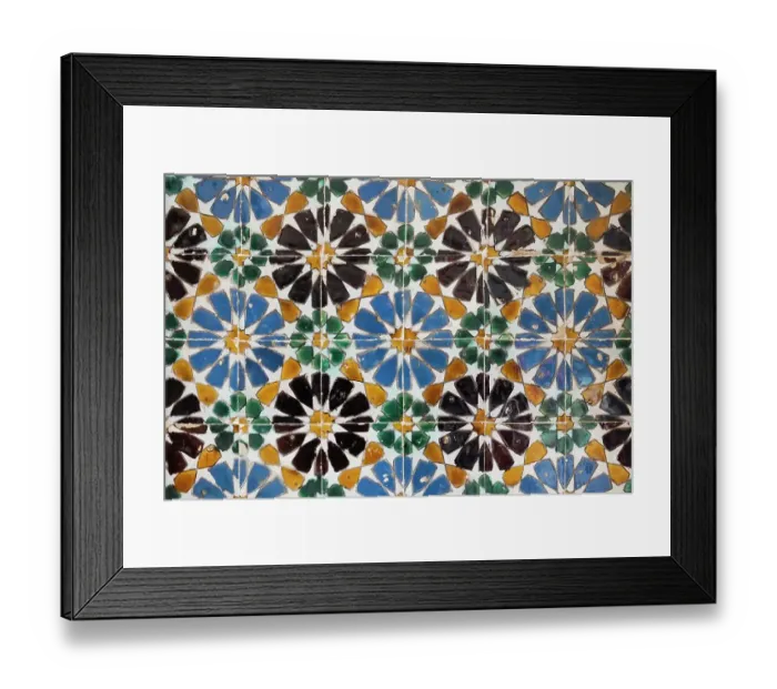Framed Print : Sintra, Portugal. Old Portuguese tiles with Moorish influence Framed Print : Sintra, Portugal. Old Portuguese tiles with Moorish influence