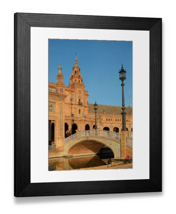Framed Print : Seville, Spain. Plaza de Espana. It was built in 1928 for the Ibero-American Exposition of 1929 Framed Print : Seville, Spain. Plaza de Espana. It was built in 1928 for the Ibero-American Exposition of 1929