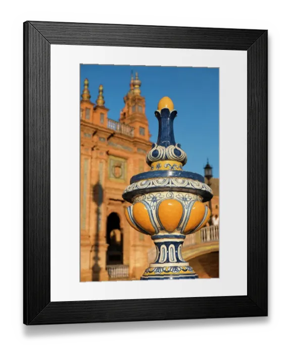 Framed Print : Seville, Spain. Plaza de Espana. It was built in 1928 for the Ibero-American Exposition of 1929 Framed Print : Seville, Spain. Plaza de Espana. It was built in 1928 for the Ibero-American Exposition of 1929