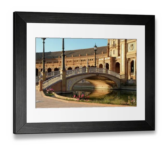 Framed Print : Seville, Spain. Plaza de Espana. It was built in 1928 for the Ibero-American Exposition of 1929 Framed Print : Seville, Spain. Plaza de Espana. It was built in 1928 for the Ibero-American Exposition of 1929