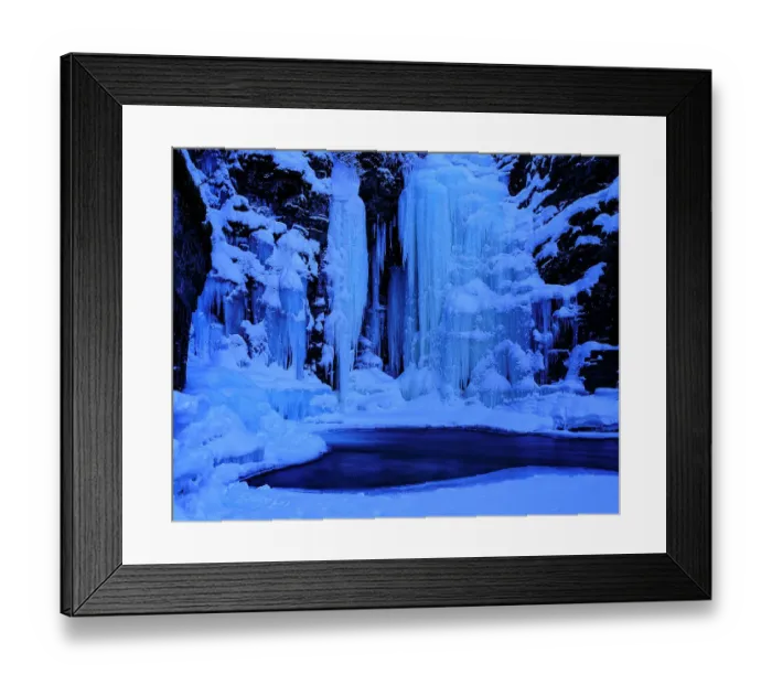 Framed Print : Sweden, Norrbotten, Abisko. Icefall in Abisko Canyon Framed Print : Sweden, Norrbotten, Abisko. Icefall in Abisko Canyon