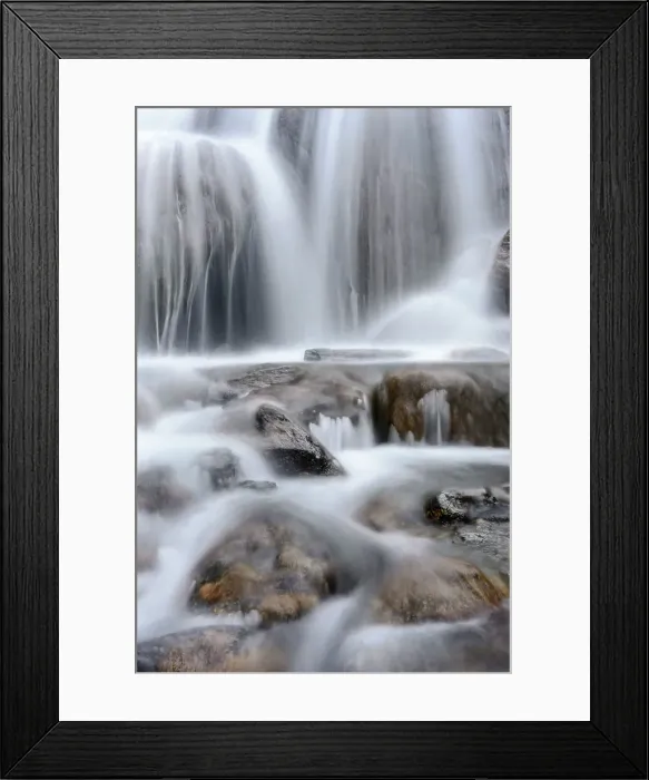 Framed Print : Sweden, Norrbotten, Abisko. Waterfalls in Karkevagge Framed Print : Sweden, Norrbotten, Abisko. Waterfalls in Karkevagge