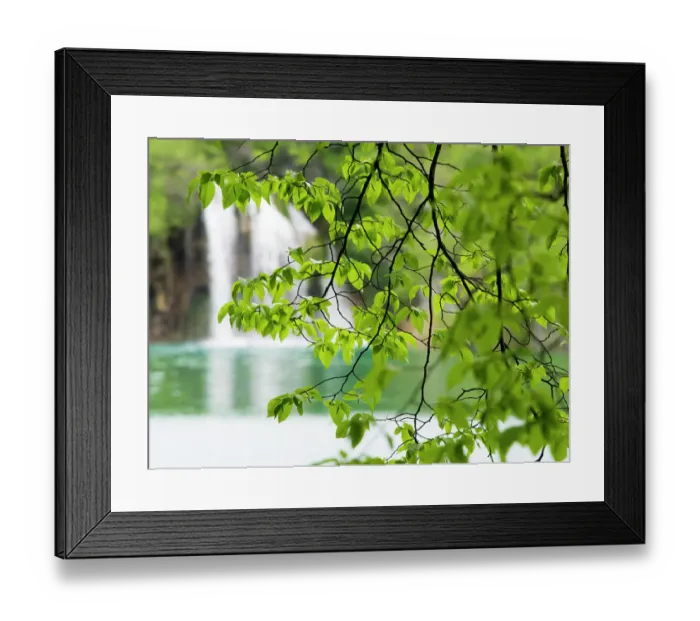 Framed Print : Croatia, Plitvice Lakes National Park. The Plitvice Lakes in the National Park Plitvicka Jezera in Croatia. The lakes are a UNESCO Would Heritage Site Framed Print : Croatia, Plitvice Lakes National Park. The Plitvice Lakes in the National Park Plitvicka Jezera in Croatia. The lakes are a UNESCO Would Heritage Site
