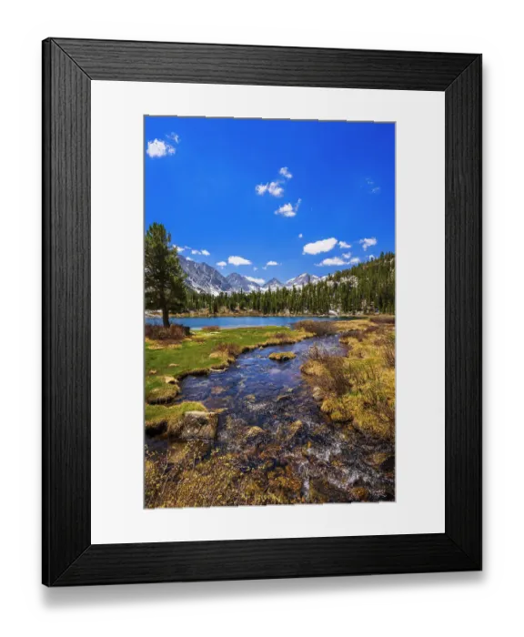 Framed Print : Heart Lake in Little Lakes Valley, John Muir Wilderness, California, USA Framed Print : Heart Lake in Little Lakes Valley, John Muir Wilderness, California, USA
