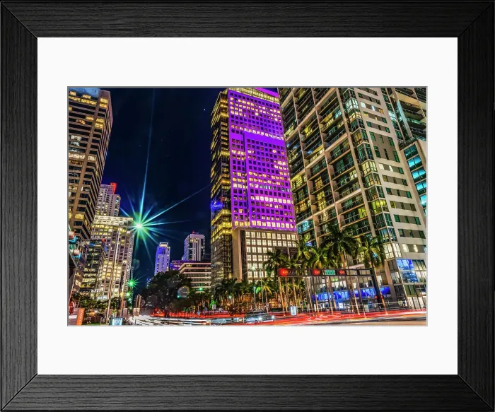 Framed Print : Skyscrapers downtown, Miami, Florida Framed Print : Skyscrapers downtown, Miami, Florida