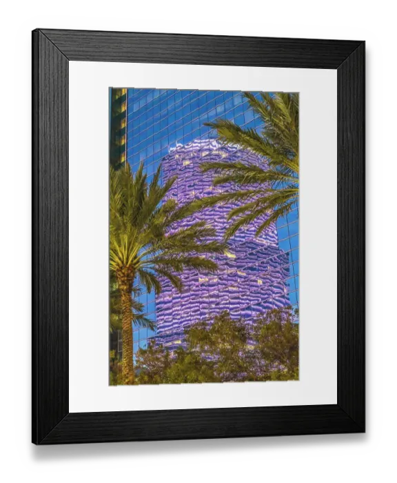 Framed Print : Purple building downtown, Miami, Florida Framed Print : Purple building downtown, Miami, Florida