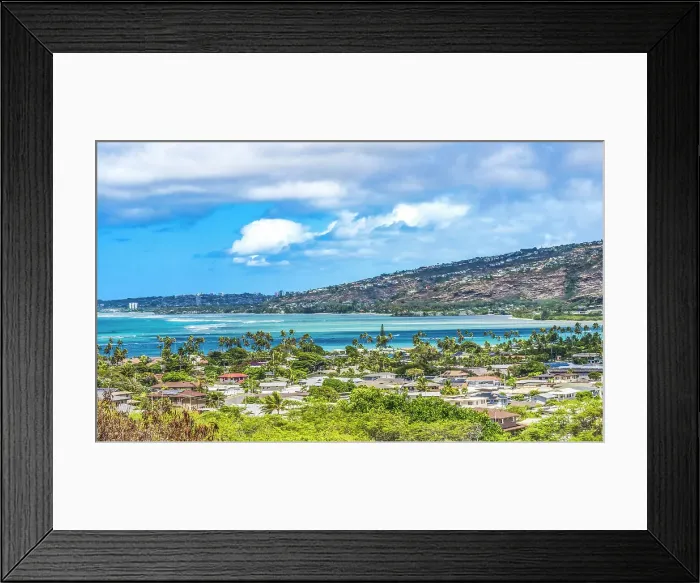 Framed Print : Hawaii Kai, Honolulu, Oahu, Hawaii Framed Print : Hawaii Kai, Honolulu, Oahu, Hawaii