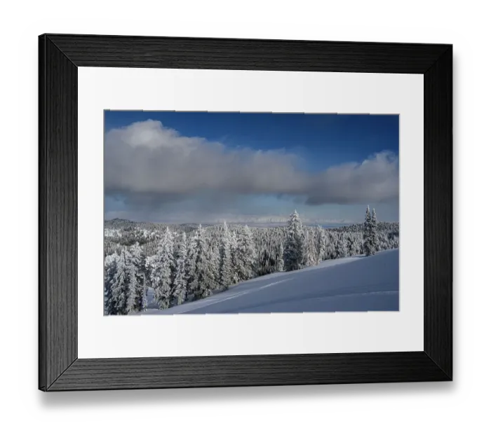 Framed Print : USA, Idaho. Winter landscape near Bear Lake Framed Print : USA, Idaho. Winter landscape near Bear Lake