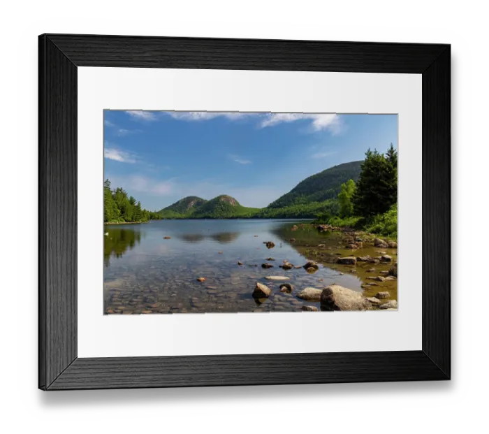 Framed Print : Jordan Pond in Acadia National Park, Maine, USA Framed Print : Jordan Pond in Acadia National Park, Maine, USA