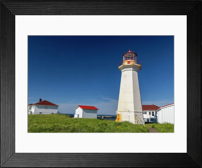 Framed Print : Lighthouse on Machias Seal Island off the coast of Maine, USA