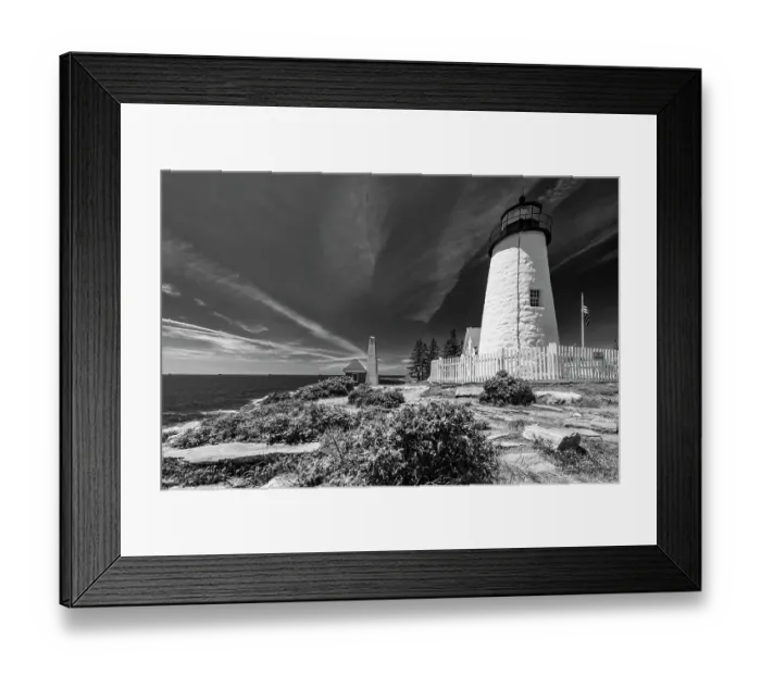 Framed Print : Pemaquid Point Lighthouse near Bristol, Maine, USA Framed Print : Pemaquid Point Lighthouse near Bristol, Maine, USA