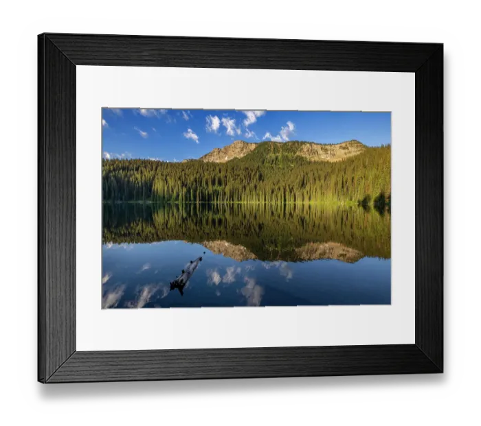 Framed Print : Little Therriault Lake at sunrise in the Ten Lakes Scenic Area in the Kootenai National Forest, Montana, USA Framed Print : Little Therriault Lake at sunrise in the Ten Lakes Scenic Area in the Kootenai National Forest, Montana, USA