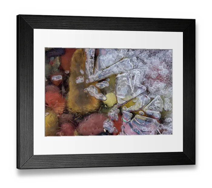 Framed Print : Ice formations along Lake McDonald in Glacier National Park, Montana, USA Framed Print : Ice formations along Lake McDonald in Glacier National Park, Montana, USA