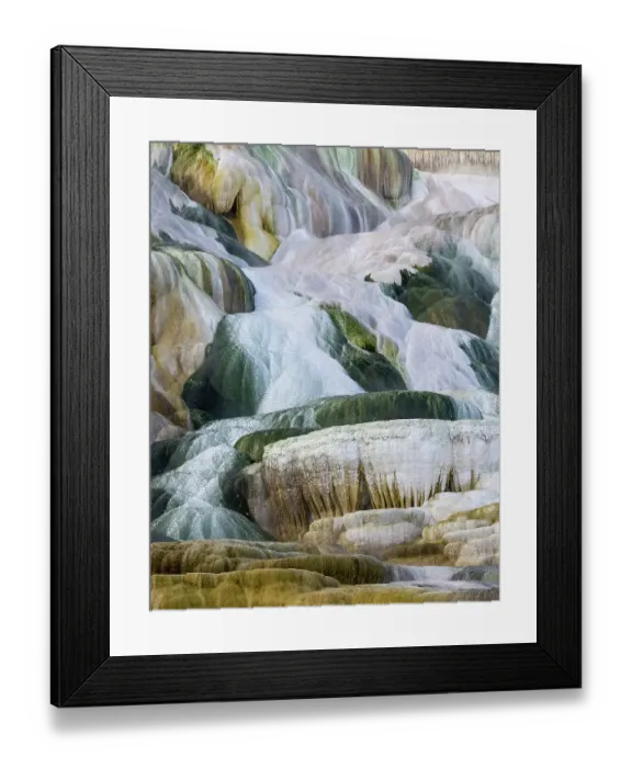 Framed Print : USA, Wyoming, Yellowstone National Park. Mammoth Hot Springs Framed Print : USA, Wyoming, Yellowstone National Park. Mammoth Hot Springs