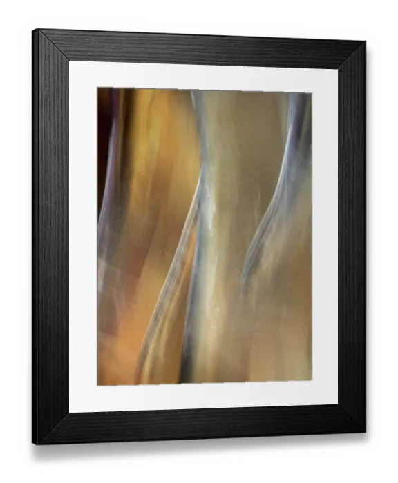 Framed Print : Metallic abstract