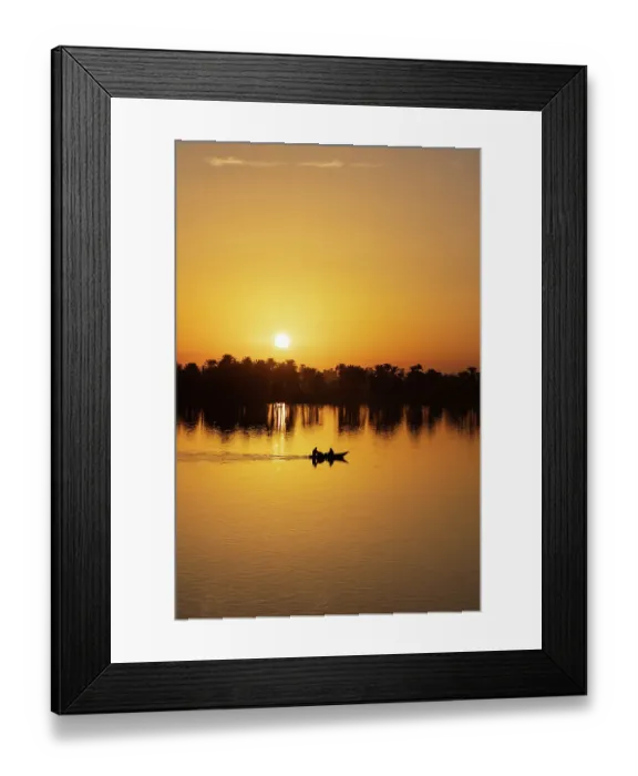 Framed Print : Sunrise over the River Nile at the village of Esna, Egypt Framed Print : Sunrise over the River Nile at the village of Esna, Egypt