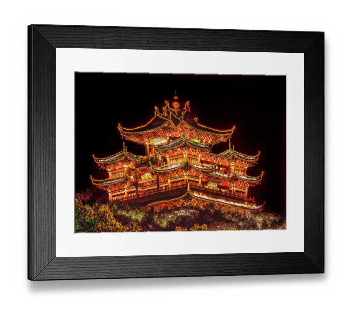 Framed Print : Chenghuang Pavilion, Hangzhou, Zhejiang, China Framed Print : Chenghuang Pavilion, Hangzhou, Zhejiang, China