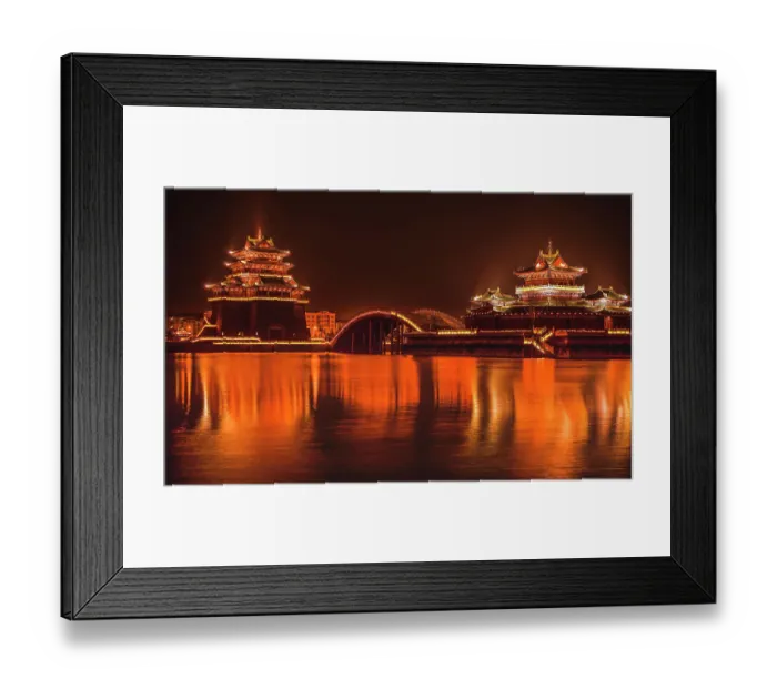 Framed Print : Jinming Lake, Kaifeng, China. Kaifeng was the capital of the Song Dynasty, 1000 to 1100 AD Framed Print : Jinming Lake, Kaifeng, China. Kaifeng was the capital of the Song Dynasty, 1000 to 1100 AD
