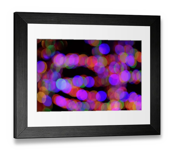 Framed Print : Pattern of out of focus Christmas lights Framed Print : Pattern of out of focus Christmas lights