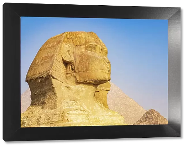 Giza, Cairo, Egypt. The Great Sphinx at the Great Pyramid complex