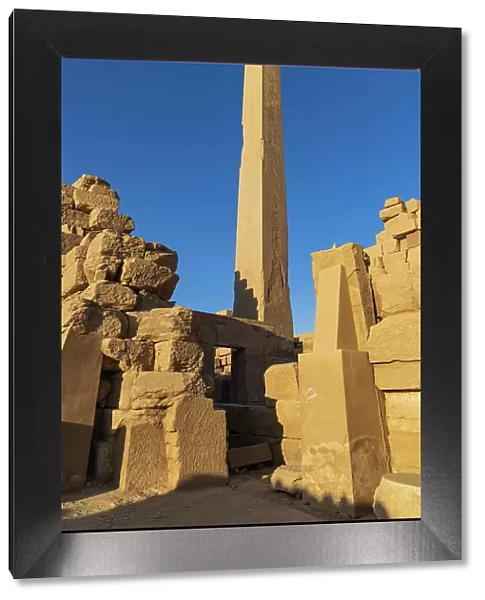 Karnak, Luxor, Egypt. Obelisk of Queen Hatshepsut at the Karnak Temple Complex