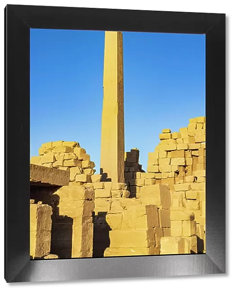 Karnak, Luxor, Egypt. Obelisk of Queen Hatshepsut at the Karnak Temple Complex