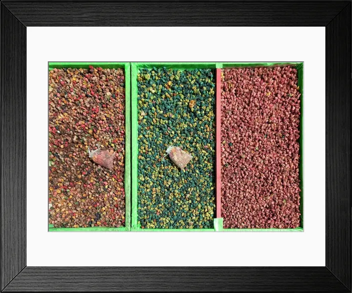 Framed Print : Marrakech, Morocco. Display of dried flower for sale Framed Print : Marrakech, Morocco. Display of dried flower for sale