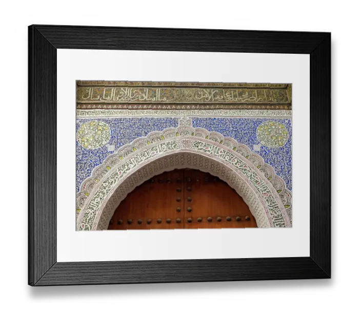 Framed Print : Fes, Morocco. Beautiful hand carved plaster detail, Moorish design Framed Print : Fes, Morocco. Beautiful hand carved plaster detail, Moorish design