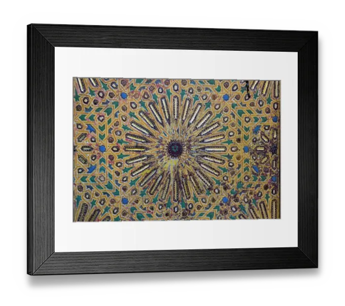 Framed Print : Fes, Morocco. Hand painted and carved doorway detail Framed Print : Fes, Morocco. Hand painted and carved doorway detail