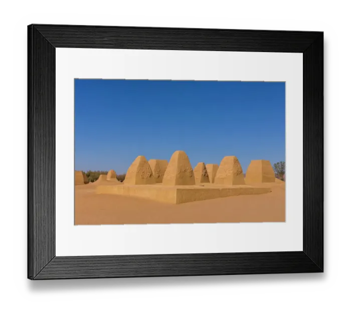 Framed Print : The Tombs of Garamantes. Jarma, Fezzan, Libya Framed Print : The Tombs of Garamantes. Jarma, Fezzan, Libya