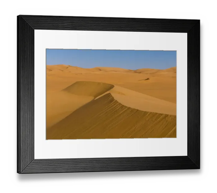Framed Print : Sand dunes in the Erg Awbari. Fezzan, Libya Framed Print : Sand dunes in the Erg Awbari. Fezzan, Libya