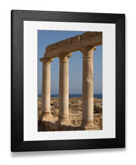 Framed Print : Sabratha Roman archaeological site. Sabratha, Tripolitania, Libya Framed Print : Sabratha Roman archaeological site. Sabratha, Tripolitania, Libya